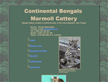 Tablet Screenshot of continentalbengals.com